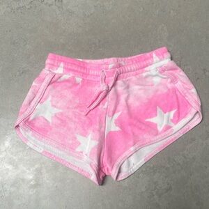 Flowers by Zoe, pink tie-dye star short